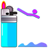 LIGHTER SWIMMING DIVING