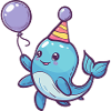 Whale Birthday Baby