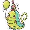 Worm Birthday Baby