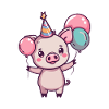 Cochon Anniversaire Bébé Sanglier