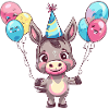 Donkey Birthday Baby