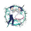 Dancing couple dancer