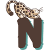 Cat Letter N
