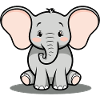 Cute elephant