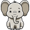Cute elephant