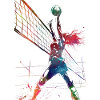 Volleyball sport art #volleyball