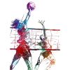 Volleyball sport art #volleyball