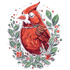 Red Cardinal Vogel