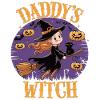 Halloween Witch Daddy's Little Witch