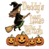 Halloween Witch Daddy's Little Witch