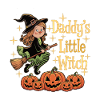 Halloween Witch Daddy's Little Witch