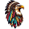 Aigle amérindien Peaux rouges américaines