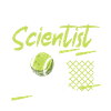 Funny Tennis Player Racket That