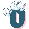 Cat Letter O