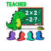 Teachersaurus Rex Dinosaure Professeur Professeur