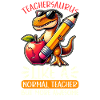 Teachersaurus Rex Dinosaure Professeur Professeur