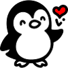 Pingouin coeur