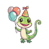 Lizard Birthday Baby