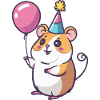 Hamster Birthday Baby