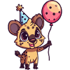 Hyène Anniversaire Bébé