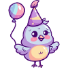 Dove Bird Birthday Baby