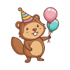 Beaver Birthday Baby