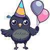 Raven Crow Birthday Baby