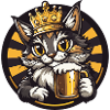 Katze Bier Comic