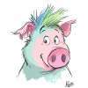 Cochon amical