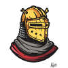Casques médiévaux des chevaliers perses