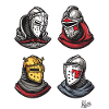 Medieval Helmets of the Knights