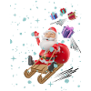 Santa Claus and the presents