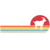 retro goat t-shirt
