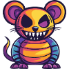 Mouse Halloween Comic Funny