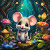 A cute little mouse