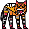 Loup Halloween Bande Dessinée Drôle