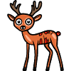 Deer Halloween Comic Funny