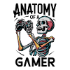 Kniezekskool with Skeletal Flames