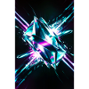 Abstrakt diamant