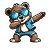 Cool Bear Dabbing