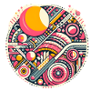 Neon Geometry — Orbit Bloom