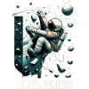 Bouldering Astronaut Spaceman Gift