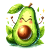 Avocado Funny Positive Optimism Gift