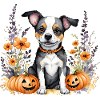 Halloween-Welpe