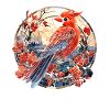 Red Cardinal Vogel