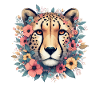 Guépard Fleurs de guépard