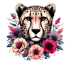 Guépard Fleurs de guépard