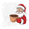 Santa Needs His Coffee