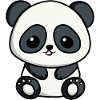 Süßer Chibi-Panda | Niedliches Panda-Design