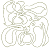 Pumpkin Pumpkin Lineart Green